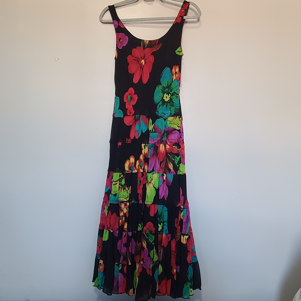 Jones New York Foral Maxi Dress - Multicolor